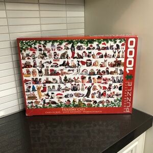 Eurographics Holiday Cats 1000 piece puzzle